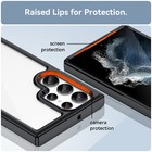 For Samsung Galaxy S25 Ultra s24  s22 Shockproof Rubber Clear Back Case Cover