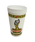 Vtg Rolling Stones  94  95 World Tour Voodoo Lounge 32 Oz Plastic Cup Deadstock