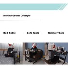 Height Adjustable Laptop Table Computer Desk Sofa Bed Stand Rolling Workstation