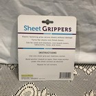 4pcs Garter Style Elastic Bed Sheet Grippers Garter Fastener Straps With
