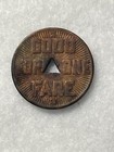 Vintage 1922 Pittsburgh Railways Co   Token Good For One Fare 