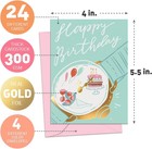 S o Box Of Birthday Cards With Envelopes - Bulk 24 Unique Happy Day Notes - C   