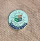 City Of St  Catharines Coat Of Arms Ontario Canada Travel Souvenir Lapel Pin