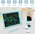 Bravokids Lcd Writing Tablet 10 Inch Blue Erasable Drawing Board Kids Doodle
