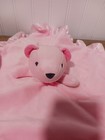 Baby Girl Pink Teddy Bear Lovey Security Blanket Plush