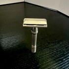 Vintage Gillette Slim Adjustable Safety Razor j2 1964