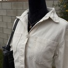 Vintage Cropped White Denim Jacket   Indie Western Cottage Y2k Jacket For Fall
