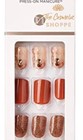 Impress Press On Manicure Short Length Copper Autumn Nails Creeping Vhtf X1