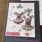 Vintage 1960 Ballet Russe De Monte Carlo Souvenir Program    Local Insert Photos