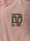Walt Disney World Spirit Jersey Size Medium Long Sleeve Peach salmon Color