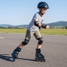 Adjustable Kids    Inline Skates 4 Sizes Adjustable Blade Roller W light-up Wheels