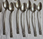 Vintage Oneida Community  plate  Coronation Lot Of 18  Including Ice Tea Spoons