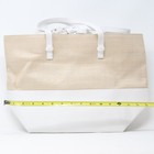 Estee Lauder White And Beige 2 Pcs Bag Set    New