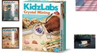 Kidzlabs Crystal Mining Kit Diy Science Dig Gemstones Ages 5  Educational Ste   
