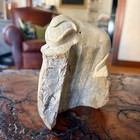 Inuit Art Authentic Fossilized Whale Carving Bowhead Whale Sculpture 6 