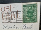 1915    panama Pacific Expo    Postcard W  Original  Cancellation And  401 Stamp