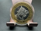 Excalibur Las Vegas Limited Edition Ten Dollar Gaming Token  999 Silver