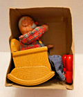 San Battery Operated Smoking Grand Pa In Original Box