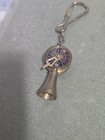 Antique Nautical Vintage Key Chain Brass Antique Solid Brass Telegraph Key Ring