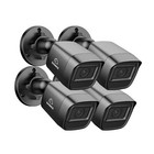 Sannce 4x 1080p Outdoor Smart Security Camera 2mp 3000tvl Cctv Exir Night Vision