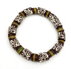 Handmade Ghana Brown Nature Bracelet-african Trade Beads-ghana
