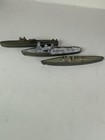 Lot Of 3 Vintage Ingap Model Ships Boat Submarine Plastic Padova Made In Italy