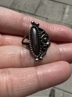 Navajo    aj    Alfred Joe American Indian Squash Blossom Sterling Silver Ring