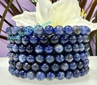 Wholesale Lot 6 Pcs Natural Sodalite 6mm 7 5    Crystal Healing Stretch Bracelet