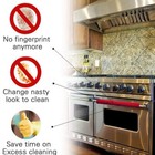 4 8pcs Refrigerator Door Handle Cover Kitchen Appliance Protector Smudges Decor