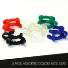 Scientific Lab Glass Keck Clip Assorted Colors 5 Pack Fits 14mm 18mm Fittings