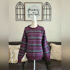 Michael Ross Size 5 Shetland Wool Pullover Sweater Made England Fair Isle
