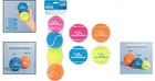 Natural Rubber Squeaky Dog Balls     Fun For Chewers  4-pack In Assorted Colors