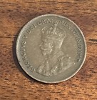 1934 Canada One Cent Penny     King George V     Circulated Canadian Coin