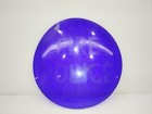 Vintage 6  Convex Fire Police Lens Blue Plastic Call Box Signal Light Cover