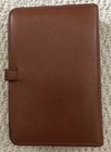 Coach Planner Notebook Vintage British Tan brown 6 Ring Binder Unisex