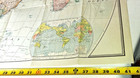 Vg   Rare Antique 1922 The World Map National Geographic Original 42  X 28 5 