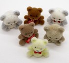 Lot 6 Retro Vintage Miniature Toy Teddy Bears Dollhouse Collectibles 1  On Sale 