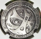 1962 Seattle World s Fair Silver Medal - Ms68 Ngc - Official Expo Token