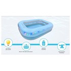 Partyblast Inflatable Pool With Lights 79  x59  x20  