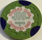 1958 Nevada Club  100 Casino Chip Reno Crystal Bay Nevada