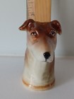 Vintage Greyhound Dog Beautiful Sweet Eyes  Shaker