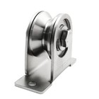 Steel Pulley Wheel  V-belt Rope Cable Compatible  Heavy Duty Pulleys For Ropes
