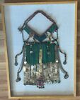 Vintage Bedouin Egyptian Wedding Veil Purchased In Cario Framed 29 5  X 21 5 