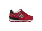 New Balance 574 Toddler Walking Shoes Sneakers Kl574f5i - Red black