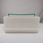 Iris Schwartz 88 722 Bread Loaf Carrier Locking Lid Turquoise