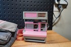  d  Vintage Polaroid Cool Cam 600 Pink   Gray Instant Film Camera
