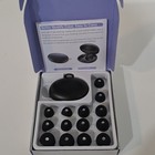 Q8 Quiet Earplugs -45db Noise Reduction  Multiple Sizes  Black Silicone Case