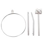 Crib Canopy Holder Mosquito Net Stand Holder Set Metal Adjustable Clip-on Sta   