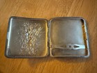 Vintage Antique Unger Brothers Sterling Silver Art Nouveau Cigarette Case Look