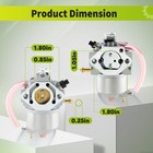 For John Deere Carburetor Kawasaki Gx75 Srx75 Am122462 New